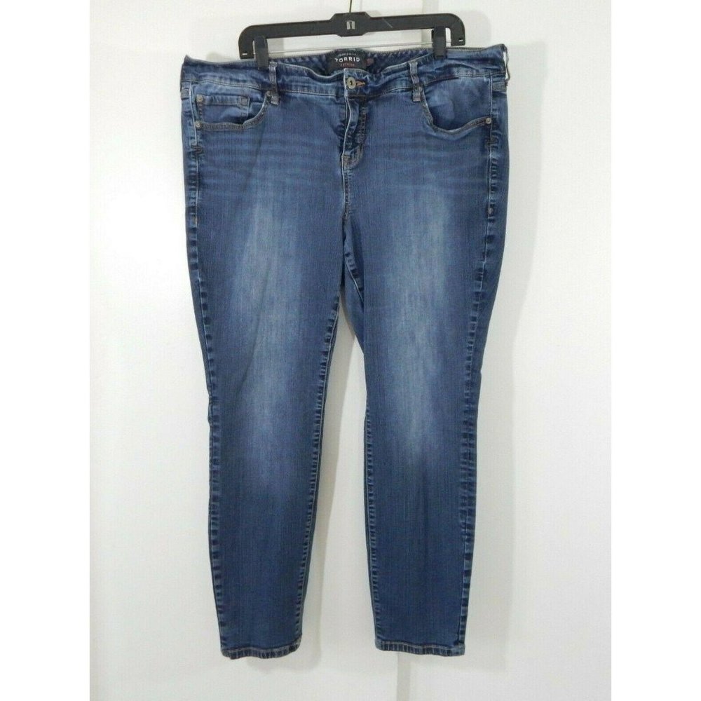 TORRID jeans denim skinny slim premium blue 22